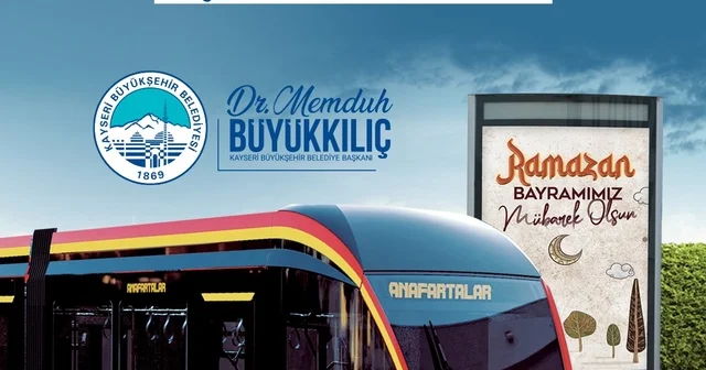 Başkan Büyükkılıç tan Bayram müjdesi: Tramvaylar 3 gün ücretsiz Kayseri Haberleri