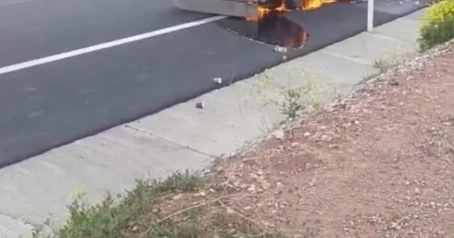 Osmaniye de mazot yüklü tanker alev aldı Osmaniye Haberleri