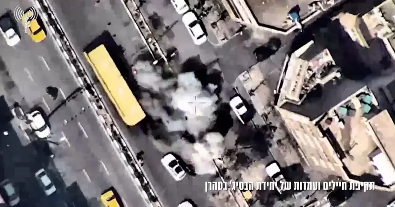 İsrail üst düzey İranlı komutanı böyle hedef almış! İşte o görüntüler