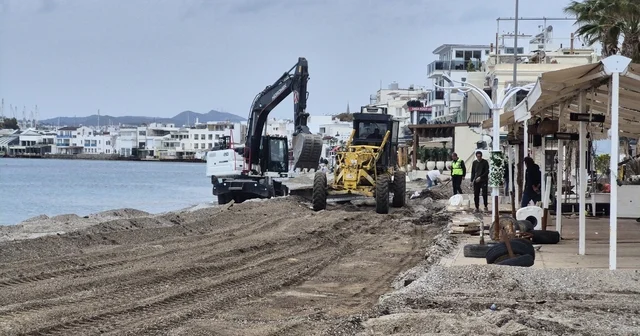 Bodrum Kumbahçe de düzenleme çalışmaları başladı Muğla Haberleri