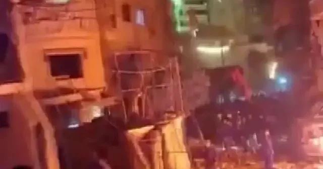 İsrail Beyrut ta sivillerin üstüne bomba yağdırdı: 6 ölü 24 yaralı VİDEO İZLE
