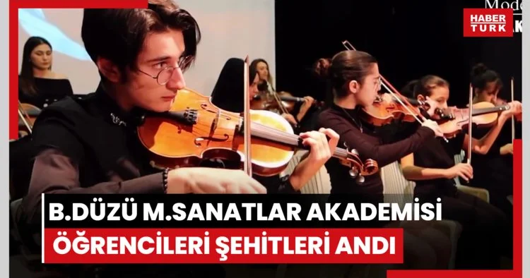 Beylikdüzü Modern Sanatlar Akademisi öğrencileri Çanakkale Şehitlerini andı
