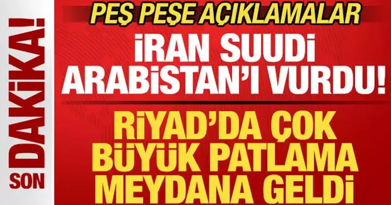Savaş bölgeye sıçradı! İran, Suudi Arabistan ı vurdu! Riyad da çok büyük patlamalar!