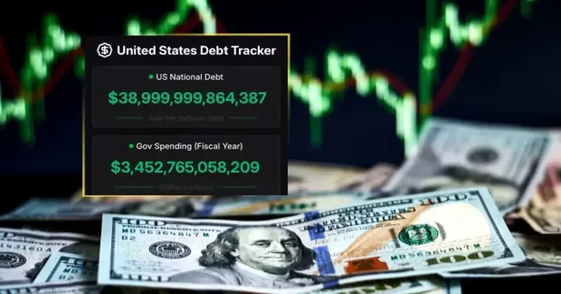 ABD batıyor! Tarihte bir ilk: Ulusal borç 39 trilyon dolara çıkarak rekor kırdı