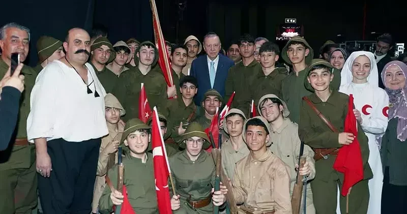 Cumhurbaşkanlığı Külliyesi nde Şüheda 1915 tiyatro oyunu sahnelendi