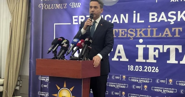 Bakan Bayraktar Erzincan da konuştu: Enerjide güçlü Türkiye için birlik şart Erzincan Haberleri