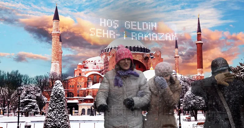 Mart kapıdan baktırıyor: Bayramda kar geliyor! İstanbul, Ankara, İzmir...