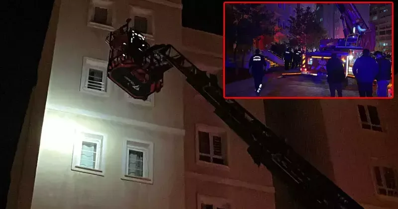 8 katlı binanın elektrik panosu patladı; bina tahliye edildi
