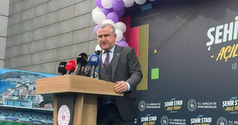 Bakan Aşkın Bak Sinop Stadyumu nu açtı! Herkes Türkiye ye organizasyon vermek istiyor