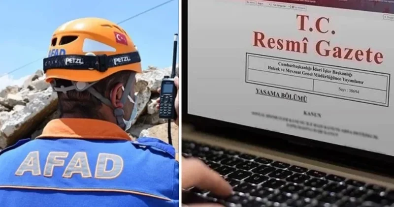 AFAD Afet Araştırmaları Merkezi Yönetmeliği Resmi Gazete de yayımlandı Gündem Haberleri
