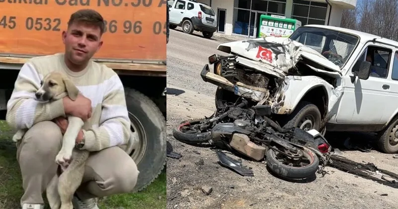 21 yaşındaki motosiklet sürücüsü kurtarılamadı