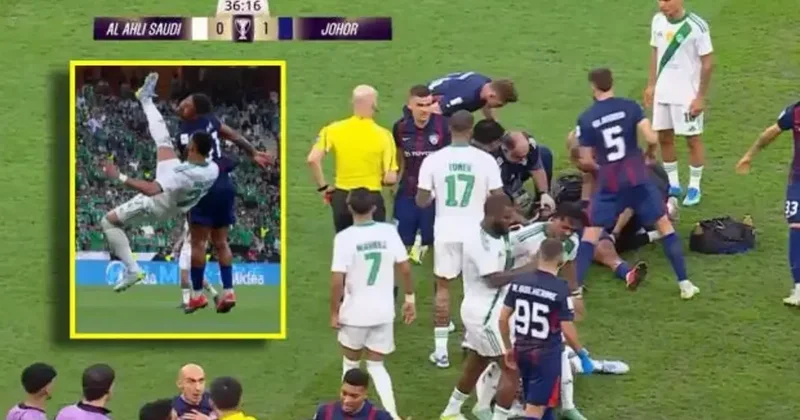 Asya Şampiyonlar Ligi nde korkutan anlar! Yüzüne tekme gelen Jairo bilincini kaybetti