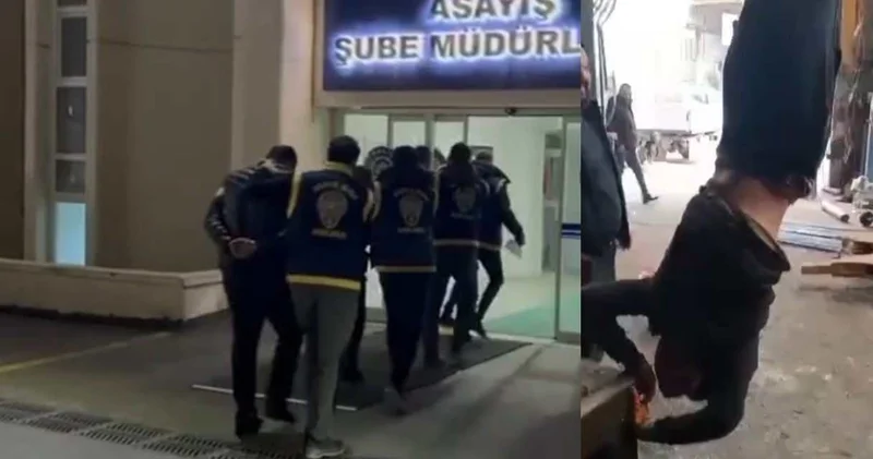 Zihinsel engelli işçiyi vince bağlayıp videosunu paylaşmışlardı: 3 sanığa tahliye!