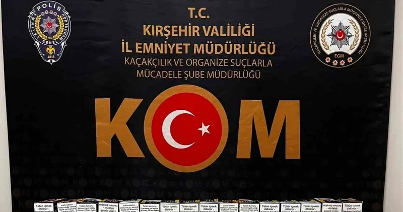 İş yerine yapılan operasyonda 12 bin adet dolu makaron bulundu Kırşehir Haberleri