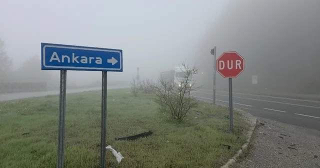 Yoğun sis Bolu Dağı nı kapladı Hafif yağış ve sis görüş mesafesini etkiledi Düzce Haberleri