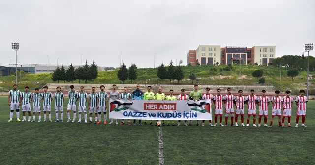 Üniversiteli sporculardan Filistin ve Gazze ye özgürlük etkinliği BAÜN den Filistin e destek mesajı Balıkesir Haberleri