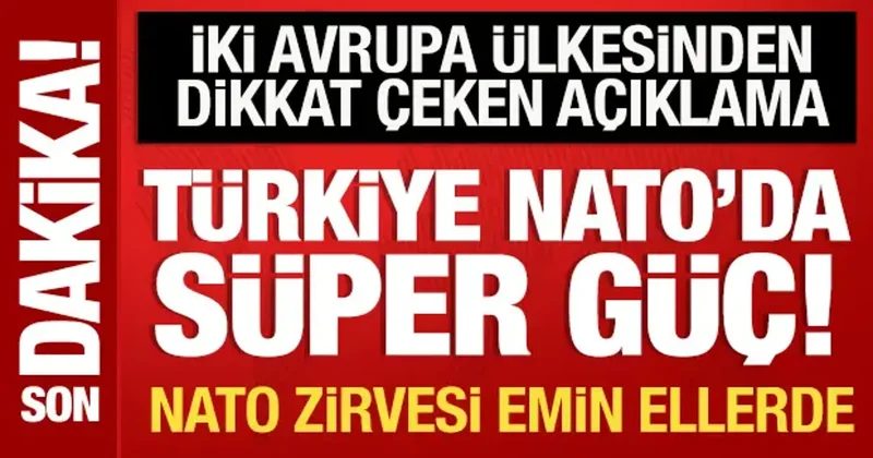 İzlanda ve Litvanya dan Türkiye açıklaması: NATO da süper bir güç!