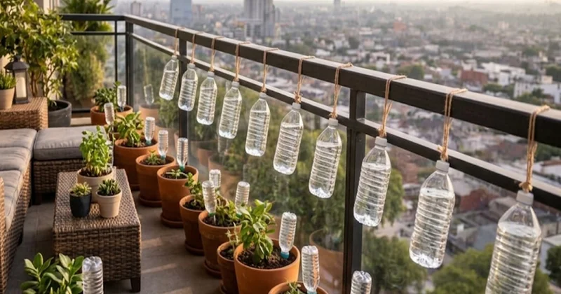 Dışarı çıkmadan önce balkona pet şişe bağlayın Sözcü Gazetesi