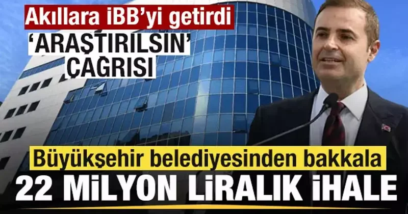 CHP li Balıkesir Büyükşehir Belediyesi nden bakkala 22 milyon liralık ihale!