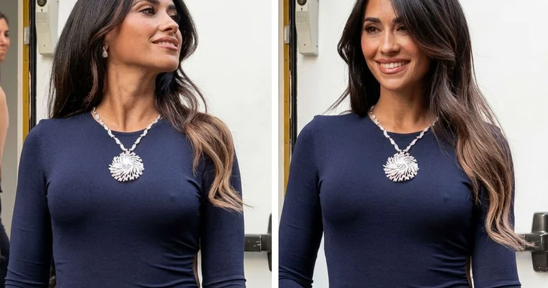 Messi nin eşi Roccuzzo nun taktığı kolyenin değeri dudak uçuklattı