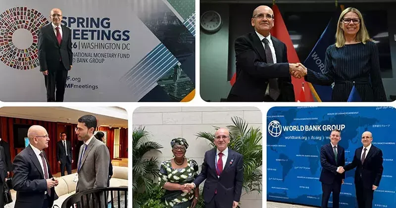 Bakan Şimşek: IMF Dünya Bankası Bahar Toplantıları kapsamında verimli temaslarda bulunduk