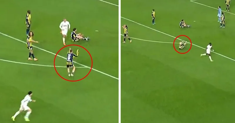 Kerem Aktürkoğlu ndan Ederson a büyük tepki! Sinirden kendini yere atmış