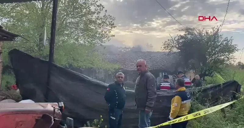 Manisa da bağ evinde yangın! Yaşlı adam hayatını kaybetti