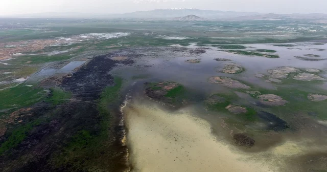 Akşehir Gölü 8 yıl aradan sonra su tutmaya başladı Konya Haberleri