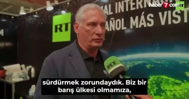 Trump 70 yıl sonra Küba da şafak doğacak demişti! Devlet Başkanı Diaz dan jet savaş resti