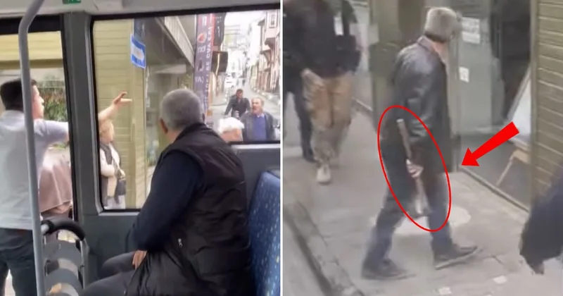 Bursa da trafikte baltalı dehşet