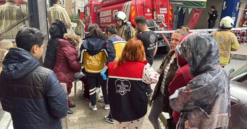 Şişli’de korkutan baca yangını