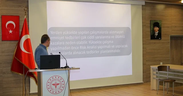 Bayburt İl Sağlık Müdürlüğü bünyesindeki sürekli işçilere İSG eğitimi Bayburt Haberleri