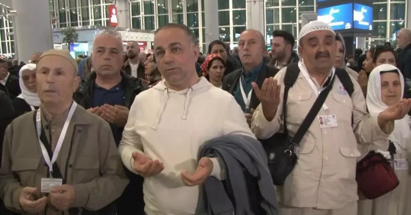 Yılın ilk hacı adayları İstanbul Havalimanı ndan kutsal topraklara uğurlandı