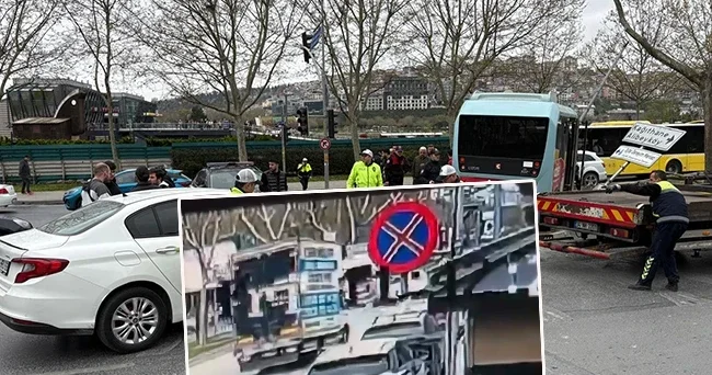 Beyoğlu nda dolmuş kazasında 5 kişi yaralanmıştı! O anlar kamerada