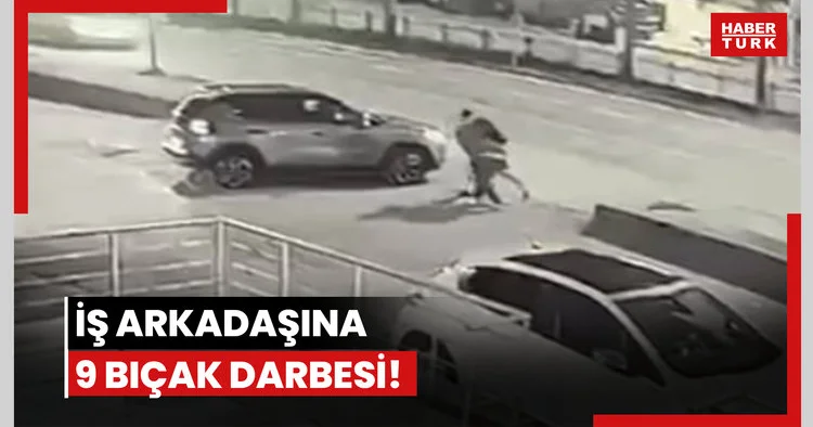 İş arkadaşına 9 bıçak darbesi!