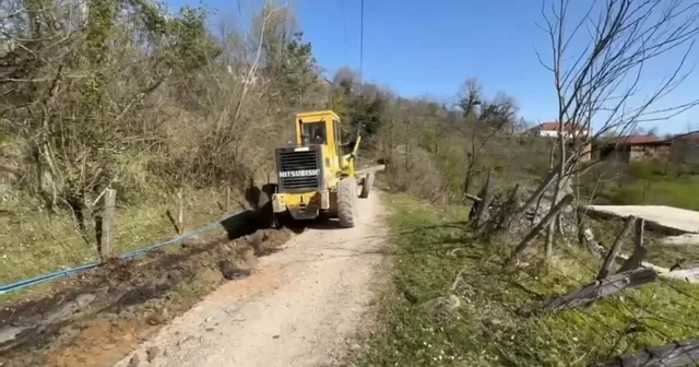 Sinop ta kırsal yollarda bakım çalışmaları Sinop Haberleri