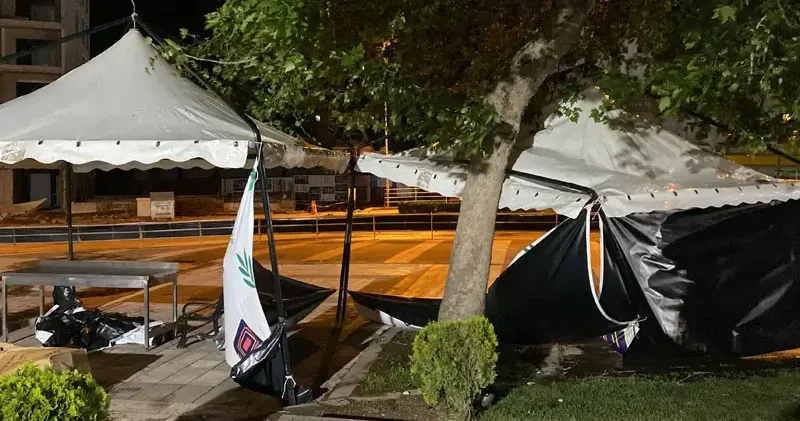 Osmaniye’de şiddetli rüzgar ve fırtına hayatı olumsuz etkiledi