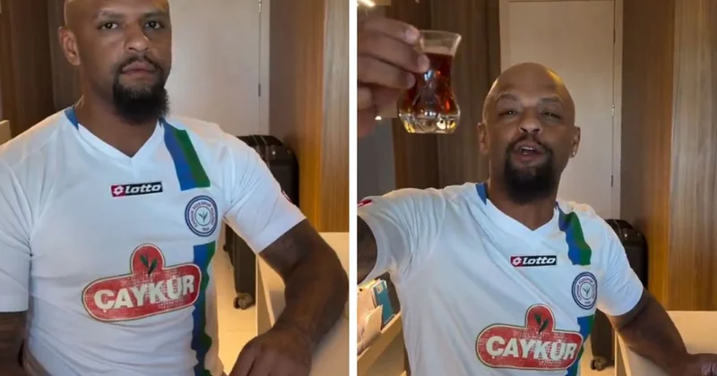 Felipe Melo dan Fenerbahçe ye Rize çayı göndermesi