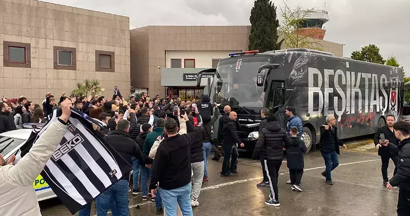Beşiktaş kafilesi Samsun a geldi