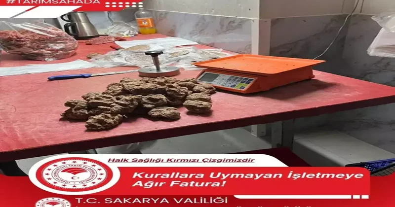 Yer: Sakarya! Denetimde gıda skandalı ortaya çıktı