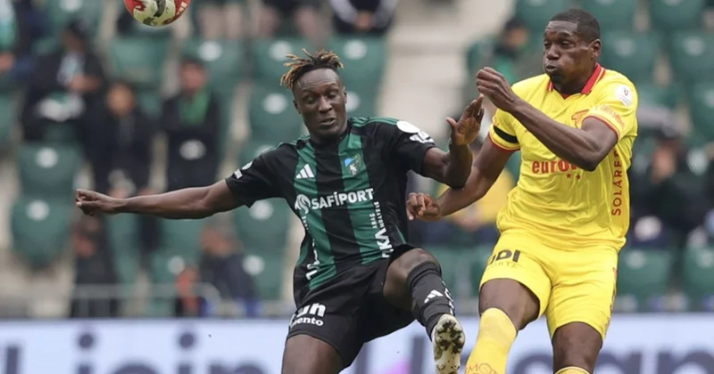 Süper Lig de nefes kesen son! Kocaelispor, 10 kişi kaldığı maçta 1 puanı 90+8 de aldı