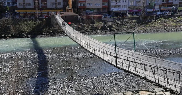 Çoruh Nehri üzerindeki asma köprüler tarihe meydan okuyor Artvin Haberleri