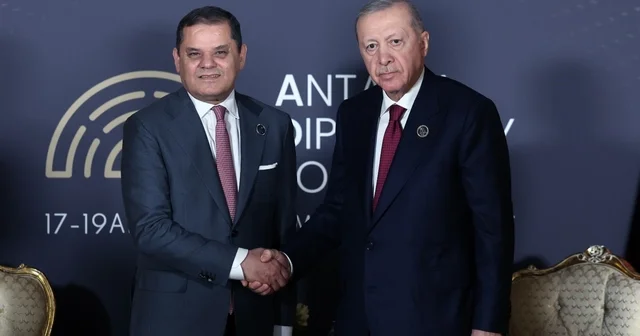 Cumhurbaşkanı Erdoğan, Libya Milli Birlik Hükümeti Başbakanı Abdülhamid Dibeybe ile bir araya geldi Antalya Haberleri