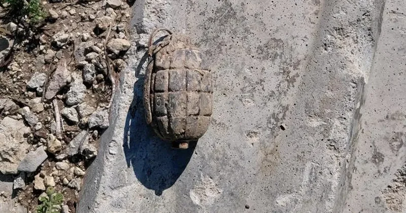 Kurtuluş Savaşı ndan el bombası getirdim dedi, kimse inanmadı! Çocuklar oynarken buldu
