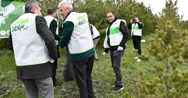 Kars ta Orman Benim Seferberliği: Paşaçayırı nda yangın riskine karşı temizlik hareketi Kars Haberleri