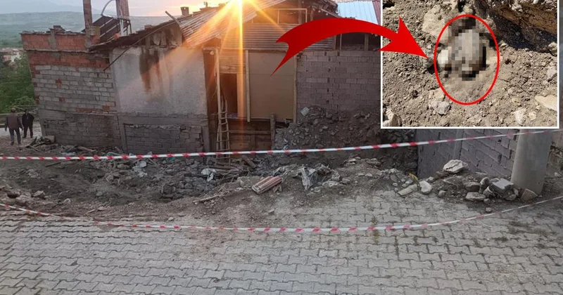 Isparta da metruk evin molozları arasında Kurtuluş Savaşı ndan kalma el bombası bulundu