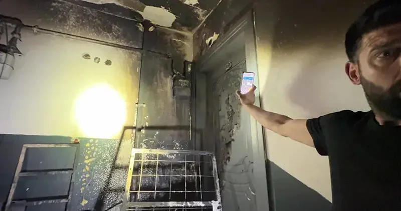 Avcılar’da binada çıkan yangın doğal gaz sayacına sıçradı; vanayı kapatan komşu faciayı önledi