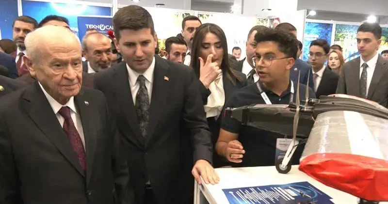 Bahçeli, TEKNOCAK Festivali’ni ziyaret etti
