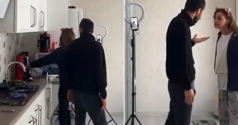 TikTok rezaletleri bitmiyor! Canlı yayın sırasında eşini darbetti