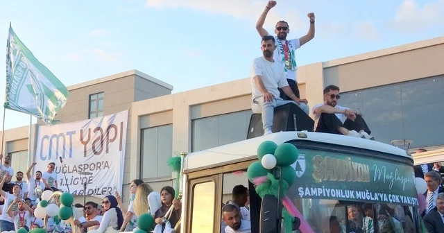 Muğlaspor 1. Lig i kutladı Muğla Haberleri